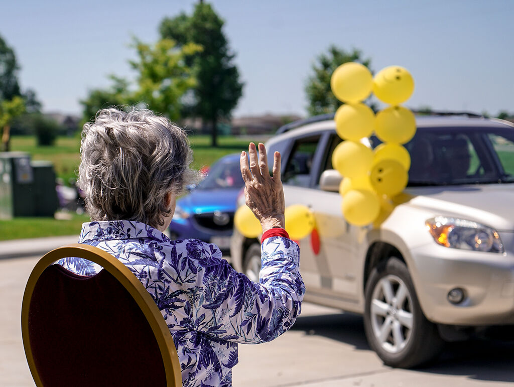 Lenoir Woods Senior Service holds a drive through parade
